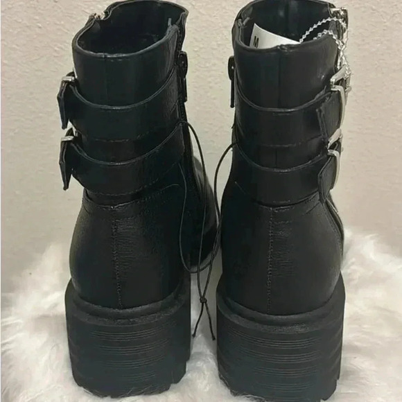 Guess Ankle Buckle Moto Platform Boots - Picture 2 of 4